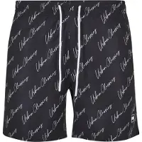 Urban Classics Shorts de bain noir / blanc