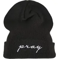 Mister tee Bonnet noir / blanc
