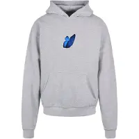 MT Sweat-shirt 'Le Papillon' bleu / gris / noir / blanc cassé