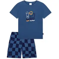 Schiesser Pyjama bleu / noir