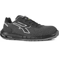 U Power Rep UP SCUDO PLUS, chaussures de sécurité, baskets unisexes légères et anti-perforation, semelle en basalte, insert Infinergy, avec embouts en aluminium - Black 47