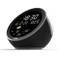 Agfa Station météo et enceinte Bluetooth WSP1500 avec radio-réveil Noir
