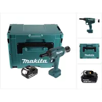 Makita DRV 250 F1J Outil de pose de rivets aveugles sans fil 18 V 20 kN brushless + 1x Batterie 3.0 Ah + Makpac - sans chargeur