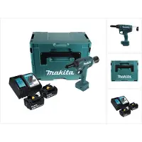 Makita DRV 250 RMJ Pose de rivets aveugles sur batterie 18 V 20 kN brushless + 2x Batteries 4.0 Ah + Chargeur + Makpac