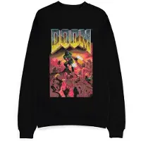 Doom Sweat-shirt Gaming de - Jaquette Classique - S - XXL - pour Homme - noir - Taille XXL