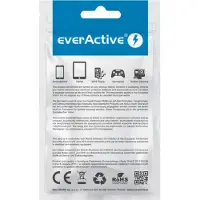 EverActive Câble USB-C 1m - Noir, tressé, charge rapide, 3A - CBB-1CB