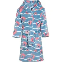 Playshoes Peignoir 'Krebs' bleu / saumon / blanc