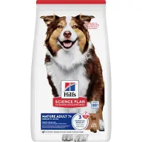 Hill's Pet Nutrition Science Plan Canine Mature Adult Lamb &amp; Rice 14 kg pour chiens âgés à l'agneau et riz + 3 boîtes de conserve GRATUITES