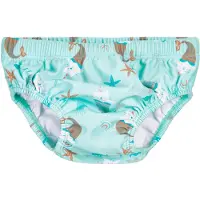 Playshoes Protection UV marron / menthe / blanc