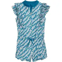 Playshoes Maillot de bain pétrole / orange / blanc