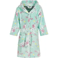 Playshoes Peignoir 'Einhorn' menthe / violet / rose / blanc