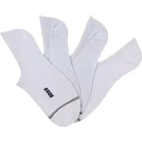 BOSS Lot de deux paires de chaussettes invisibles en coton mélangé