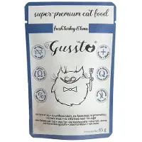Gussto Cat Fresh Turkey&amp;Tuna 24x85 g - nourriture humide pour chat à la dinde et au thon