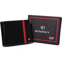 Rovicky Portefeuille homme en cuir avec RFID Protect -