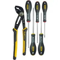 Stanley FatMax Screwdriver Set - 7-Piece Flat/Phillips/Phillips/ Parrot Nose Pliers Set