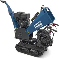 HBM Broyeur à essence Professional 4 Stroke 15 HP - 420 cc - Broyeur de bois sur chenilles