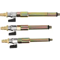 Bgs Jeu d'adaptateurs pneumatiques pour alésages de bougies de préchauffage M8 x 1 / M10x1 / M10x1,25 3 pièces - 9519