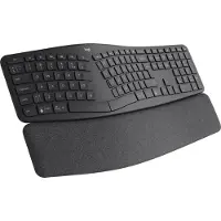 Logitech Ergo Series ERGO K860 for Business - Clavier - full size - sans fil - 2.4 GHz, Bluetooth 5.0 LE - QWERTZ - Suisse - graphite