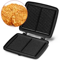 Frifri M004 - Plaque soudable - Plaques belges 16x28 - Geschikt voor Wafelijzers, Ustensile de cuisine : accessoires, Noir
