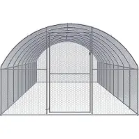 vidaXL Poulailler d'extérieur 3x10x2 m Acier galvanisé