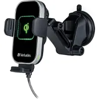 Verbatim FWC-03 Pro Qi Fast Wireless Autoladegerät retail Smartphone Noir USB Recharge sans fil Auto