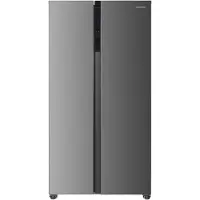 Heinner HSBS-HM532NFXE++ Réfrigérateur Side-by-Side 532 L, No Frost, écran tactile LED, acier inoxydable