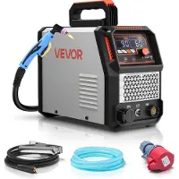 Vevor Découpeur plasma , découpeur plasma 60 A, affichage numérique, machine de découpe à onduleur IGBT avec fonction 2T/4T et temps PA/PT réglable pour une utilisation industrielle (400 V triphasé)