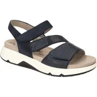 Gabor ROLLINGSOFT Femmes Sandale - Sandalettes bleu Loisirs NEU