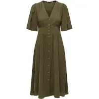 ONLY Robe-chemise 'ONLTIZANA' kaki