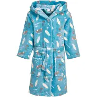 Playshoes Peignoir turquoise / orange foncé / blanc