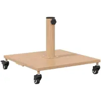 vidaXL Support pour parasol Bois clair 45 x 45 x 31,5 cm