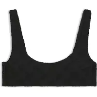 HUGO Terry Mono 10271272 Bralette Bikini Top Noir L Femme