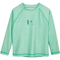 Playshoes Protection UV 'Surfbrett Palme' marine / vert clair