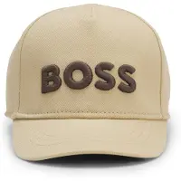 BOSS Casquette enfant en twill de coton avec logo brodé