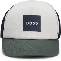BOSS Casquette enfant en twill de coton avec dos en mesh