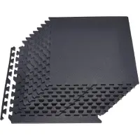 Vevor Tapis de Sol Puzzle Fitness 12PCs 61x61x1,4 cm