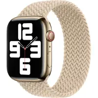 Apple Bracelet Solo tressé pour Watch | 38/40/41/42 mm - Taille 3 - Beige