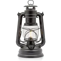 Feuerhand Baby Special 276 Noir Mat, 276-LED-MZ, lampe tempête à LED
