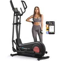 Merach Vélo Elliptique - , Pour Maison, 8 Niveaux De Résistance, Réglage Manuel, Avec Moniteur, App Connecté
