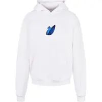 Mister tee Sweat-shirt 'Le Papillon' azur / pueblo / noir / blanc