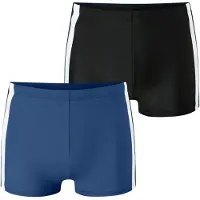 Schiesser Maillot de bain ' Ocean Swim ' bleu / noir