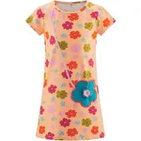 Happy girls Robe mélange de couleurs / abricot