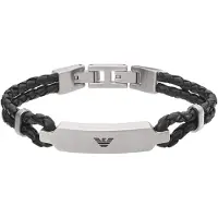 Emporio Armani Bracelet noir / argent