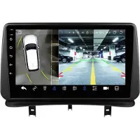 Happiq Autoradio avec Bluetooth et caméra – CarPlay – Compatible avec Apple et Android – Système stéréo – Navigation – Système de navigation automobile – Pour Renault Clio 3 (2005-2014)