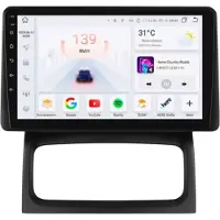 Happiq Autoradio avec Bluetooth et CarPlay pour Renault Clio 2 (2000-2012) – Compatible avec Apple et Android – Système stéréo avec système de navigation – 3 Go de RAM, 32 Go de mémoire