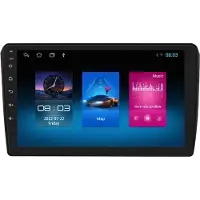 Happiq Autoradio avec Bluetooth et CarPlay pour Audi A3 8P (2003-2013) – Compatible avec Apple et Android – Système stéréo – Système de navigation – 1 Go de RAM, 16 Go de mémoire