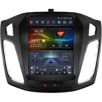 Happiq Autoradio Android Ford Focus 3 Mk3 série S – CarPlay, Android Auto, écran HD 768x1024, navigation, double DIN – 8 Go de RAM, 128 Go de mémoire