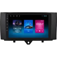 Happiq Autoradio avec Bluetooth et CarPlay pour Smart Fortwo 451 (2010-2015) – Compatible avec Apple et Android – Système stéréo avec système de navigation – 1 Go de RAM, 16 Go de mémoire