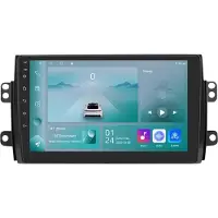 Happiq Autoradio avec Bluetooth et CarPlay – pour Suzuki SX4 et Fiat Sedici (2006-2013) – compatible avec Apple et Android – chaîne stéréo – système de navigation – 1 Go de RAM, 32 Go de mémoire