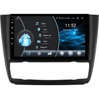 Happiq Autoradio avec Bluetooth et CarPlay pour BMW Série 1 (E81/E82/E87/E88) (2004-2011) – Compatible avec Apple et Android – Système stéréo – Système de navigation – 2 Go de RAM, 32 Go de mémoire interne